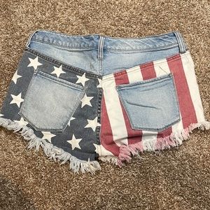 American Flag 4th of July Shorts